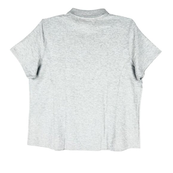 Carhartt Womens Relaxed Fit Midweight Short-Sleeve Pocket Grey Polo Size XXL NWT - Picture 2 of 9